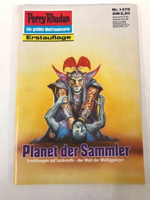 Perry Rhodan - Planet der Sammler. Erstauflage Nr. 1478 , Roman-Heft