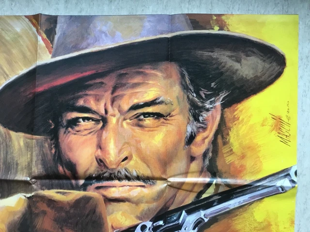 LE BON, LA brute et le truand (Affiche cinéma R'90s) Grande French