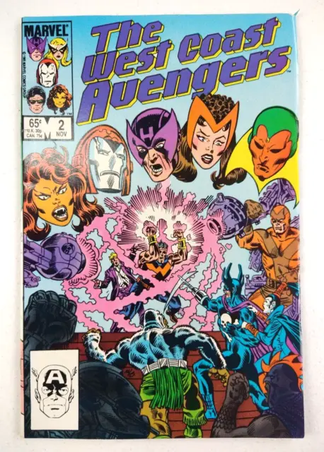 West Coast Avengers #2 (1985 Marvel) VF/NM Comic Vision Scarlet Witch Wonder Man