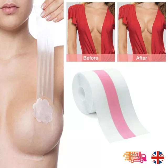 Invisible Boob Tape Women Bra Nipple Cover Adhesive Push Up Breast Lift Tape UK