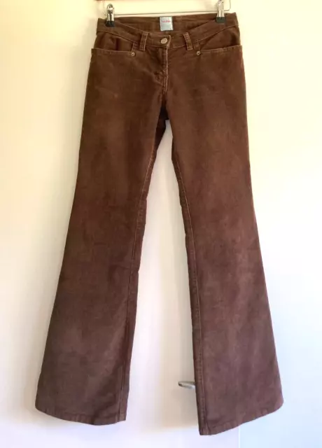 Sass & Bide Sydney Bootcut Brown Cords Jeans Low Rise Pockets 9 8?