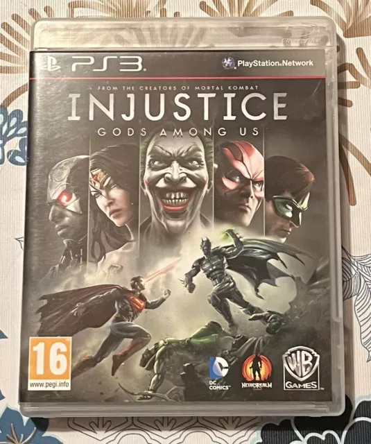 Jeu Ps3 Injustice Les Dieux Sont Parmis Nous  Dc Comics Playstation 3