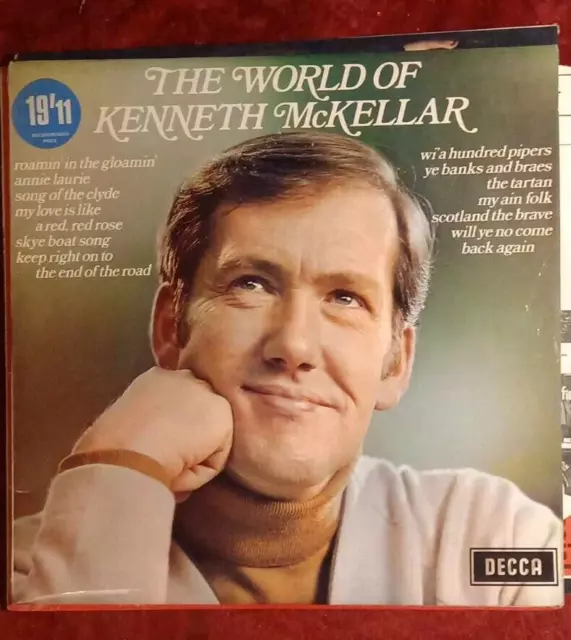 The World of Kenneth McKellar - Vinyl Record LP Album - 1967 Decca PA11 EX