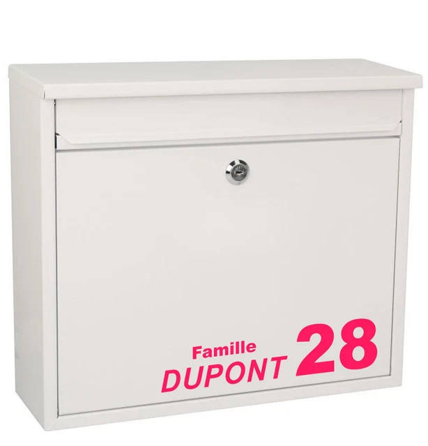 Autocollants Chiffres Vinyle Oracal - Numéros 100-136 & 200-236, Pour Boîte Aux Lettres, Mur, Adresse