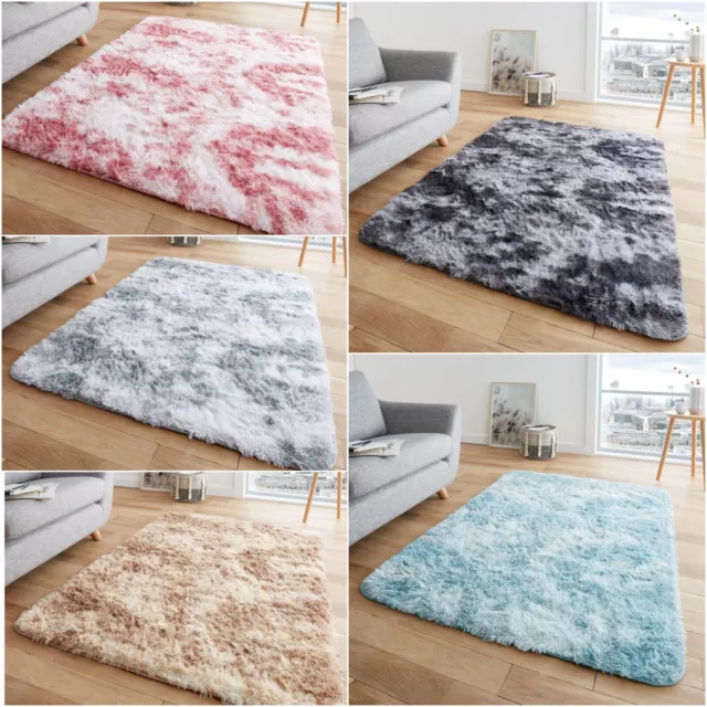 Large Fluffy Rugs Anti-Slip Shaggy Rug Bedroom Living Room Floor Soft Carpet Mat