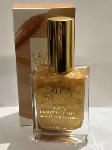 Brillo facial y corporal Laura Geller Body Frosting NIEBLA *Brillo tahitiano 1,7 oz/50 ml nuevo.