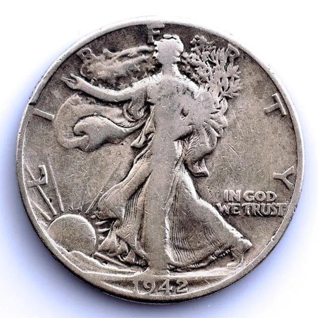 USA - 1/2 Dolar. 1942. Liberty. Silver 0.4oz