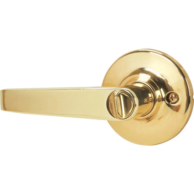 Steel Pro Polished Brass Entry Door Lever LH700B Steel Pro LH700B 009326208367