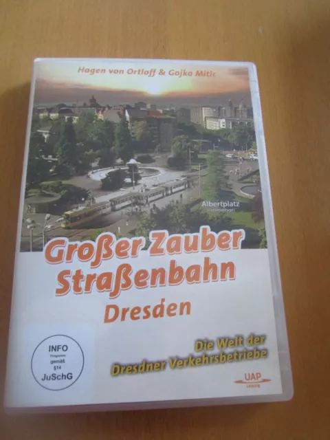DVD Doku Großer Zauber Straßenbahn Die Welt der Dresdner Verkehrsbetriebe