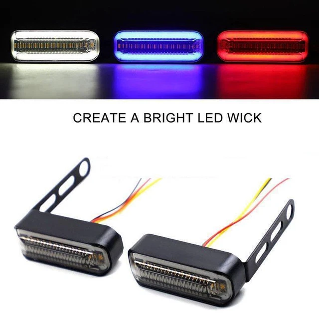 Luci E Frecce Da Moto Arancione Universale - Foto 8