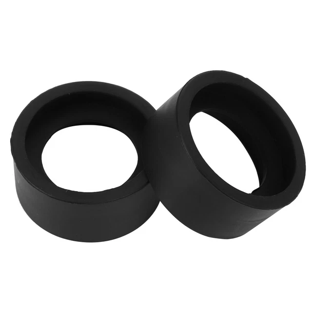 2Pcs 36mm Diameter Rubber Eyepiece Cover Guards Flat Angle For Stereo Microscope
