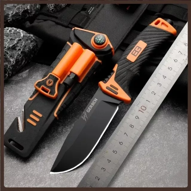 GERBEN Bear Grylls Gerber Survival Knife Coltello Campeggio Caccia Pesca