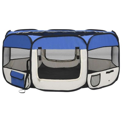 Cuccio AX Gabbia Box Cani Tetto Zona Notte Pieghevole 8Pannelli 145x145x61cm New 171016 