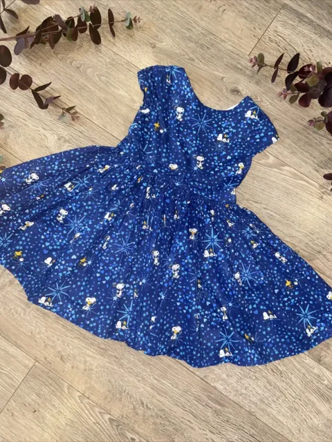 CATH kidston x peanuts blue party occasion dress age 3-4