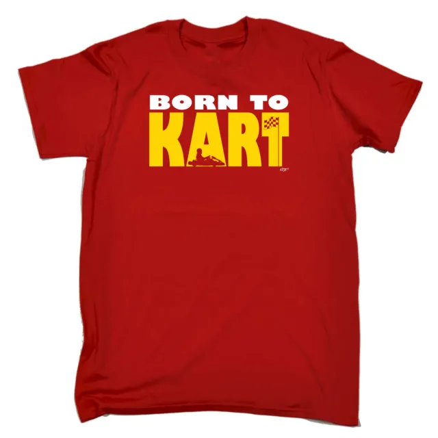 Funny Kids Childrens T-Shirt tee TShirt - Born To Kart Gokart