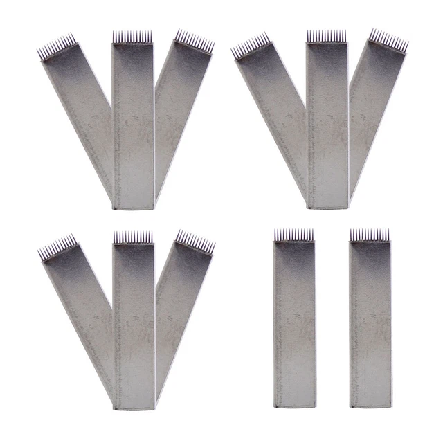 10 x Nadeln Blade Microblading Klinge 14 Permanent Makeup Blades Handmethode g