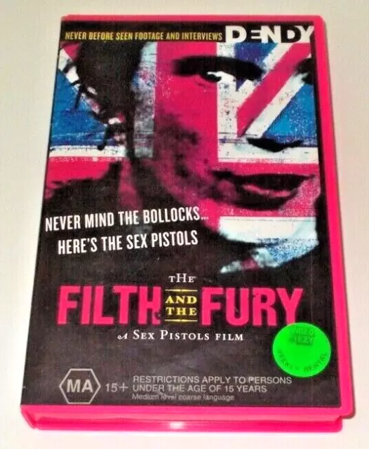 The Filth and the Fury VHS Pal The Sex Pistols Documentary