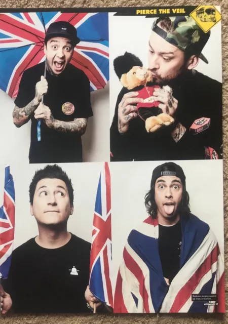 PIERCE THE VEIL ~ 2016 Full page UK magazine poster