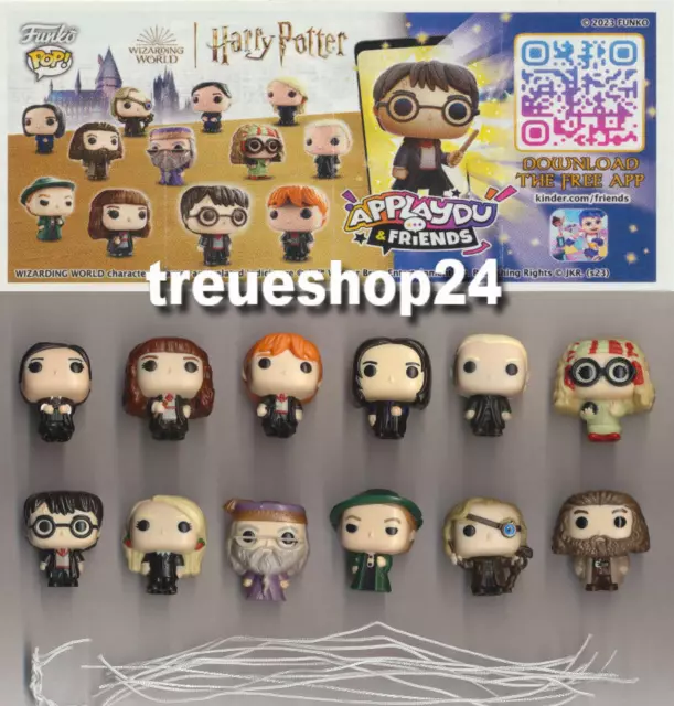 Auswahl HARRY POTTER 2023 Einzelfiguren inkl. Bpz KINDER JOY Funko Pop!