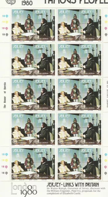 Jersey 14 a+b - 1980 - Kleinbg. EU 219/222 - Postfr.