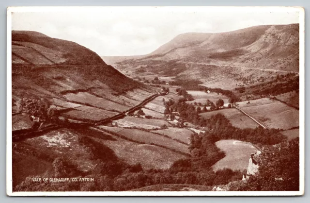 s21323 Vale of Glenariff Co Antrim Northern Ireland Valentine postcard