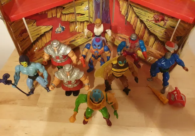 Masters of the Universe 9 X Vintage Konvolut HE-MAN SKELETOR 1980 Original