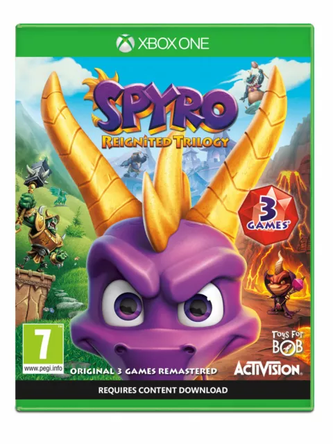 Spyro Reignited Trilogy (Xbox One) VideoGames Expertly Refurbished Product