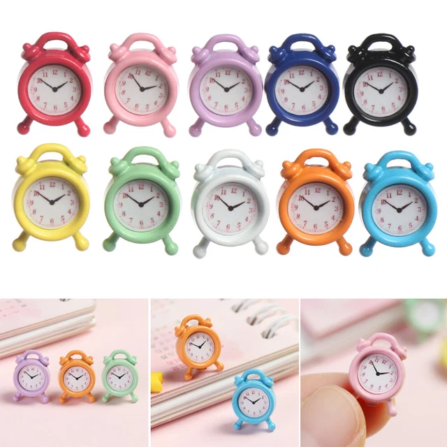 thumbnail interactive-video image 1 of 1:12 Miniature Twin Bell Alarm Clock / Metal Loud Alarm Clock / Dollhouse Supplies Alarm Clock - H025 1 of 13