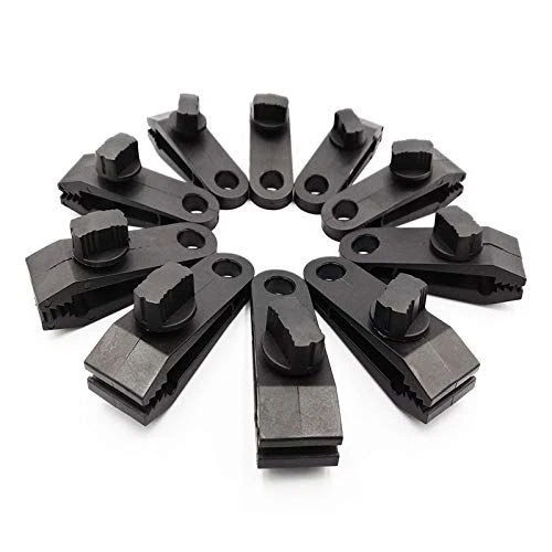Tarp Clips Heavy Duty Thumb Screw - Strong Lock Grip Tent Clamps for Tarps...