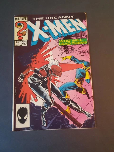 UNCANNY X-MEN #201 "Duel!" 1st CABLE as Baby Nathan 1986 NM