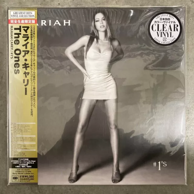 Mariah Carey The Ones Clear Vinyl JAPAN PRESS 2 LP Record Analog with OBI 2023