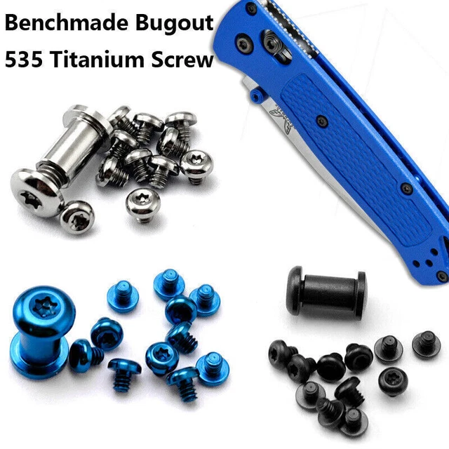 Replacement Titanium Screws Alloy Spindle Set Mount Screws for Bugout 535