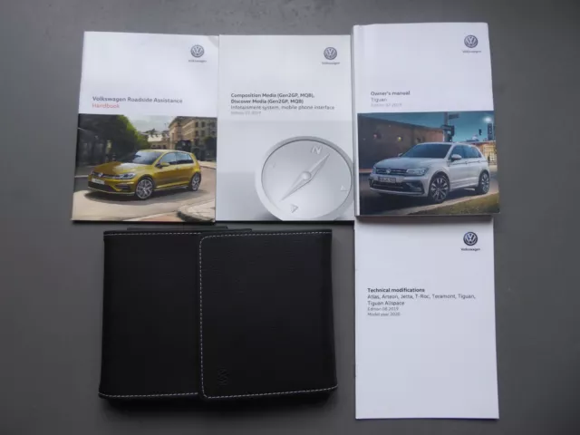 Vw Tiguan 2016-2020 Blank Handbook Owners Manual Audio (07.2019) No Car Details