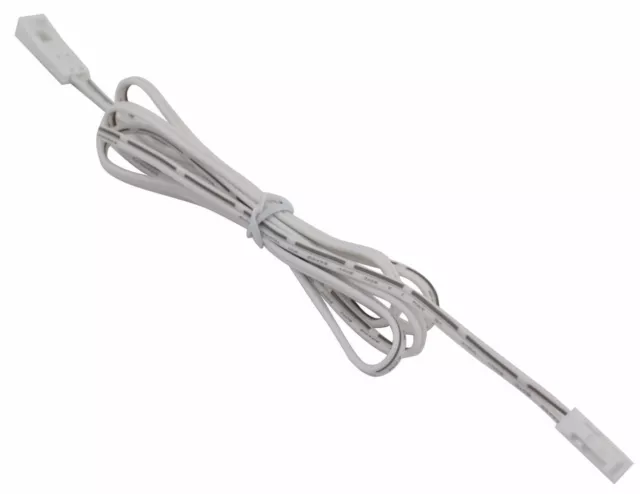 LED Mini Enchufe Cable de Extensión 2m Para Lámpara Montar Cocina Blanco