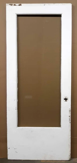 2 avail 34"x83"x1.75" Antique Vintage Old Wood Wooden Exterior Entry Door Window