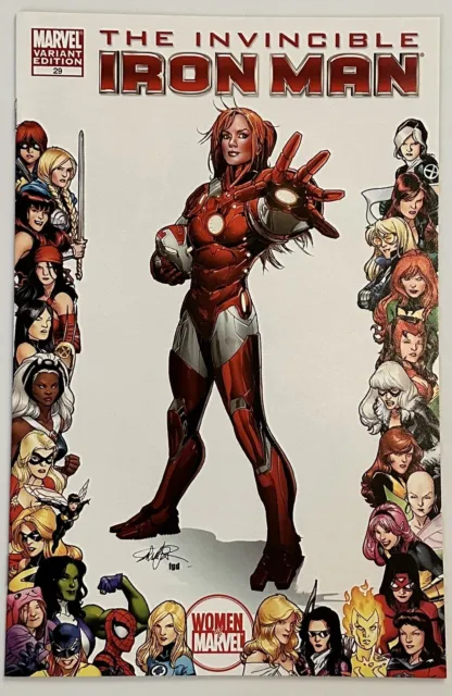 Invincible Iron Man 29 Women of Marvel Frame 1:15 Rescue Variant 2010 Marvel