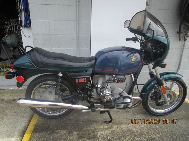 BMW R100S runs well, matching numbers