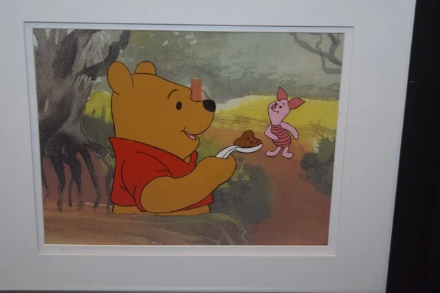 WINNIE THE POOH And Piglet ORIGINAL ANIMATION CEL With Walt Disney ...
