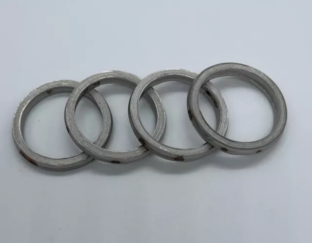 42 mm OD Faser Auspuffdichtungen 4er Set für Suzuki RF 600 1993-1998 2