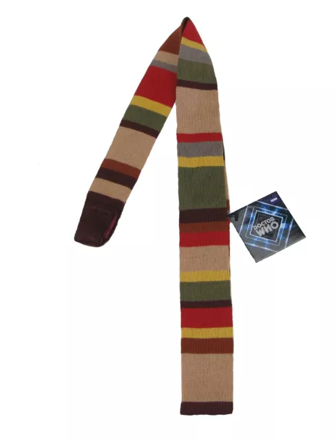 Doctor Who Knitted Tie - Official BBC Fourth Doctor (Tom Baker) Tie Scarf 3