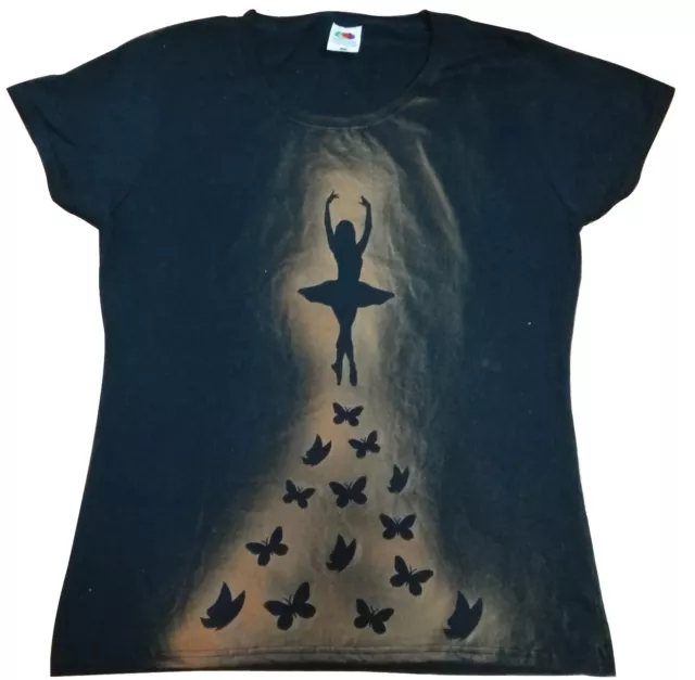 T-Shirt Maglietta Donna " Ballerina" Dance Ballo Danza Balletto Classica