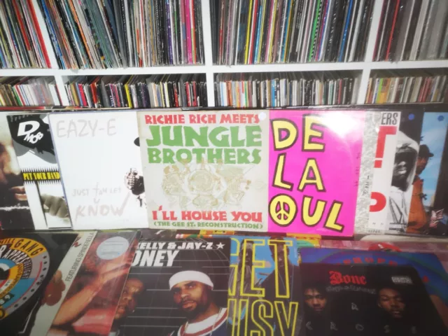 Classic Hip-Hop, Rap, RnB, Soul & Electro 12" Inch Bundle, Job Lot - x 8 Records