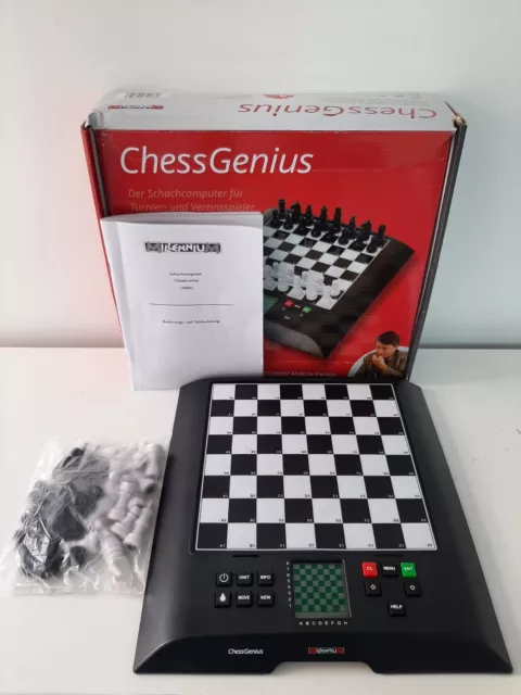 *Millennium Schachgenie Elektronisches Schachspiel Funktioniert Komplett In Verpackung*