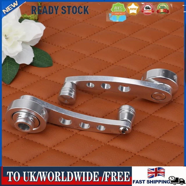 2pcs Aluminum Alloy Universal Car Window Handle Winder Riser Replacement