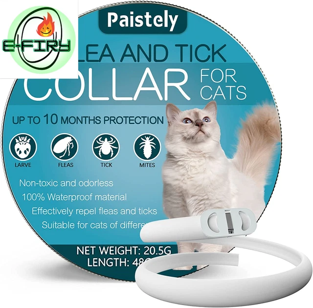Collare Antiparassitario per Gatti, Antipulci, Piccola Taglia, Medio E Grande