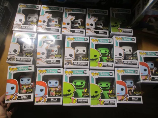 Funko Pop Nbc Gingerbread Holiday 2022 Nightmare Christmas Complete Collection