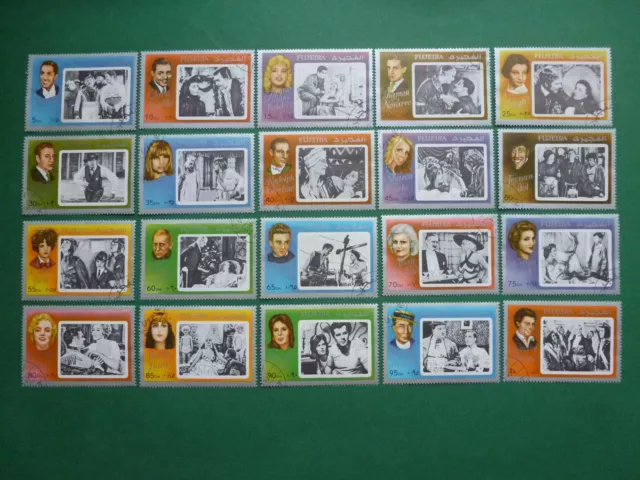 Lot 6408 Timbres Stamps "Fujeira E.a.u. Cinema " 1972