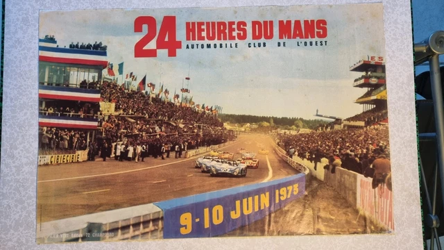 Affiche 24 Heures Du Mans 2025 - Poster Officiel AO BY TF #199 42x29 Cm