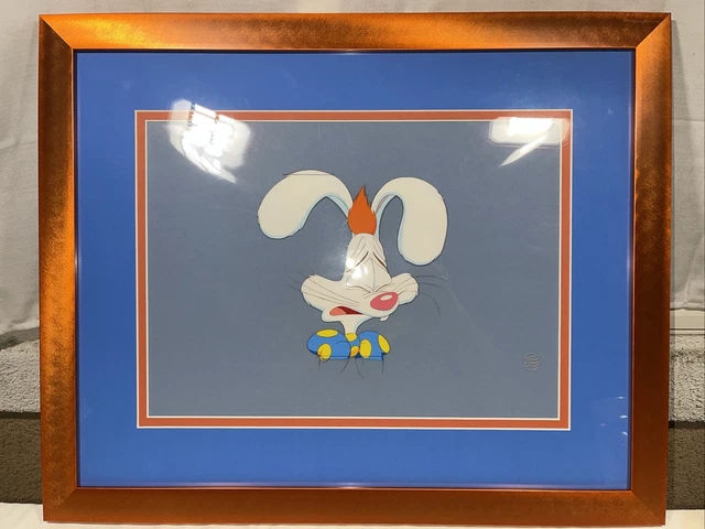 DISNEY WHO FRAMED Roger Rabbit Original Production Animation Cel Framed ...