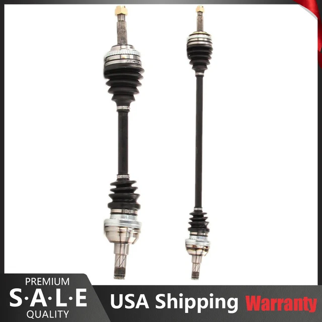 Front Left Right Pair CV Axle Joint Shaft for Chevrolet Aveo Aveo5 Manual Trans